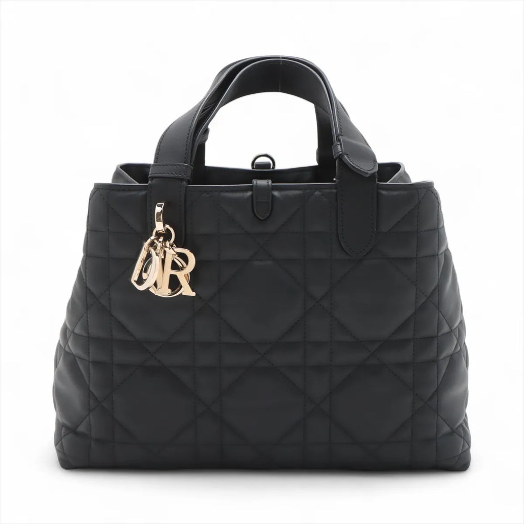 Christian Dior Black Macrocannage Lambskin Medium Dior Toujour Bag [Clearance Sale]