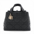 Christian Dior Black Macrocannage Lambskin Medium Dior Toujour Bag [Clearance Sale]