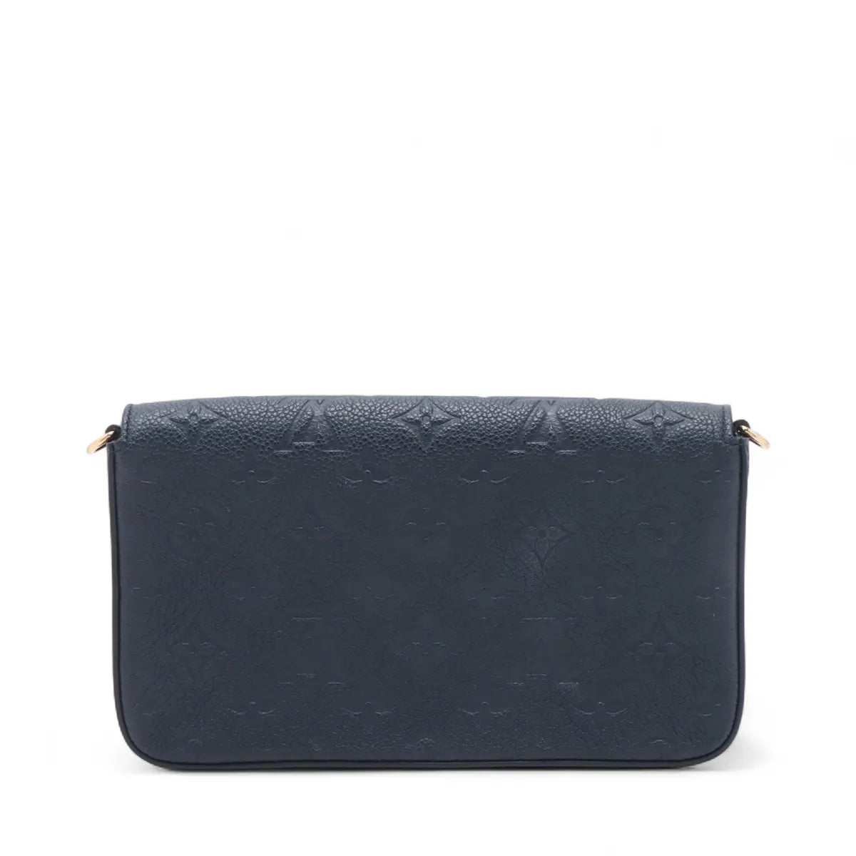 Louis Vuitton Navy Blue Monogram Empreinte Leather Pochette Felicie [Clearance Sale]