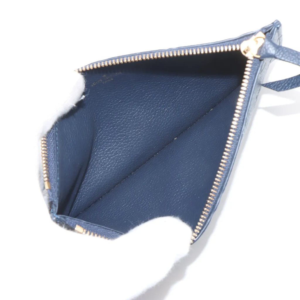 Louis Vuitton Navy Blue Monogram Empreinte Leather Pochette Felicie [Clearance Sale]