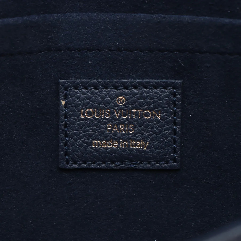 Louis Vuitton Navy Blue Monogram Empreinte Leather Pochette Felicie [Clearance Sale]