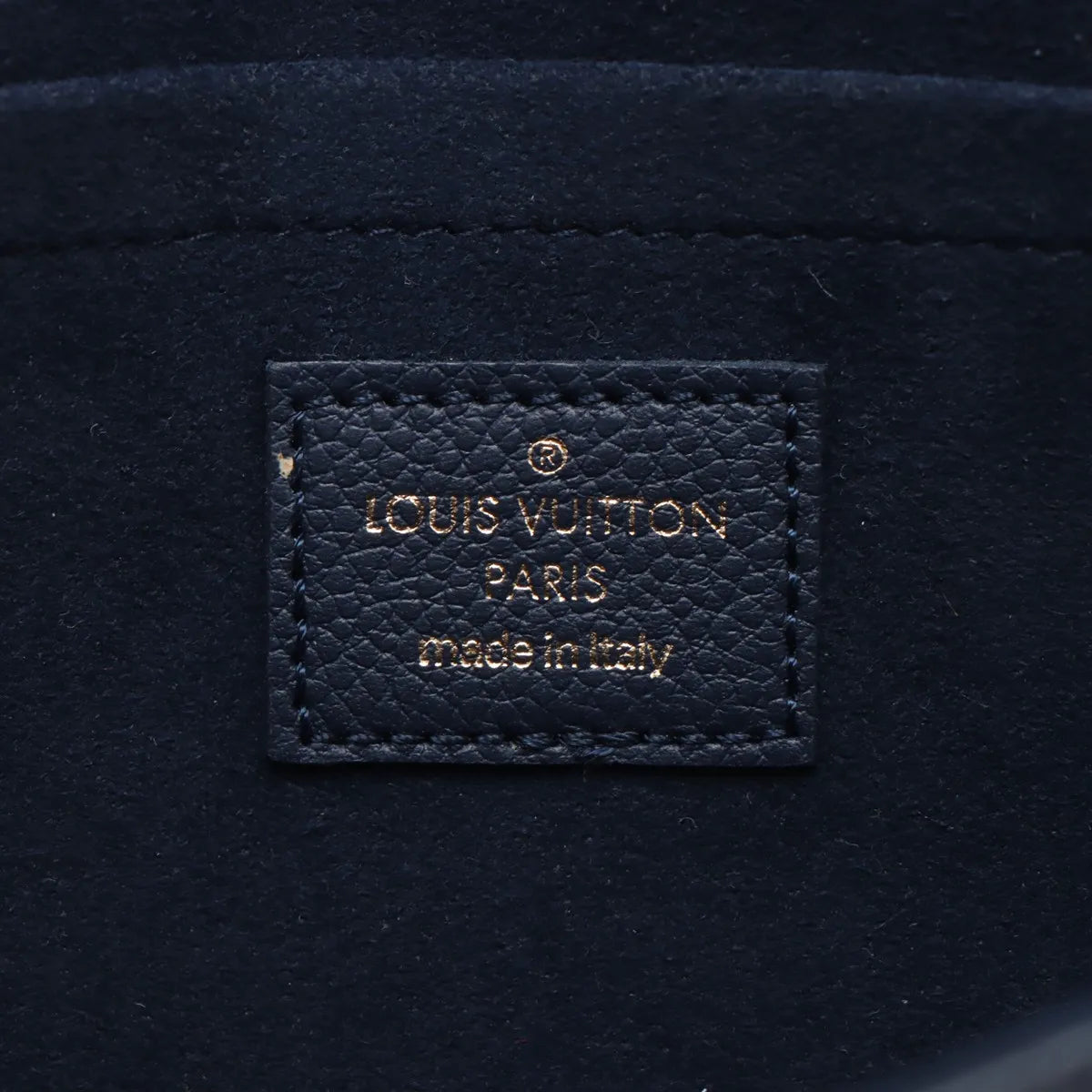Louis Vuitton Navy Blue Monogram Empreinte Leather Pochette Felicie [Clearance Sale]