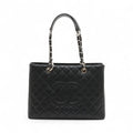 Chanel Black Caviar Calfskin (GST) Grand Shopping Tote [Clearance Sale]