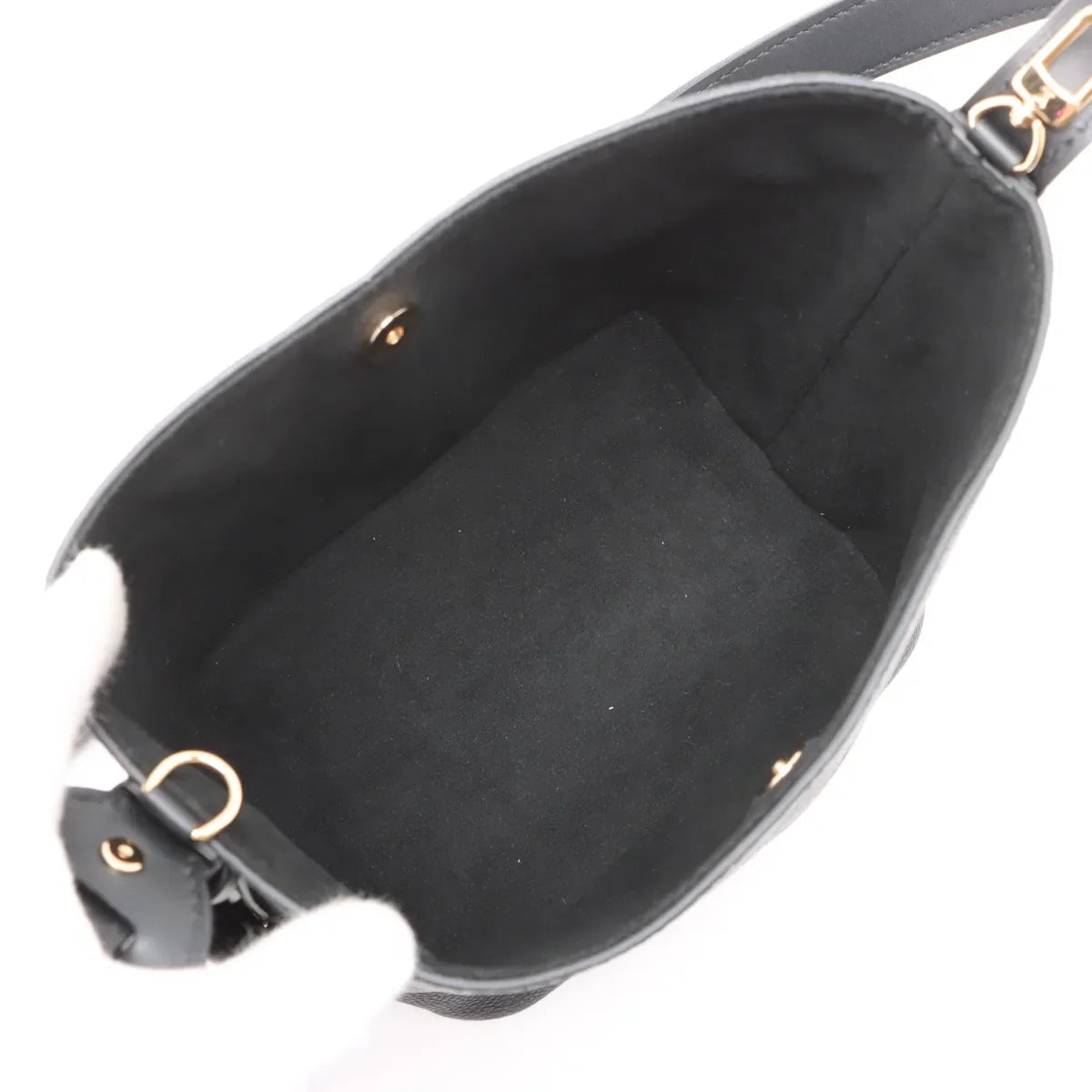 Louis Vuitton Black Monogram Empreinte Leather All in BB [Clearance Sale]