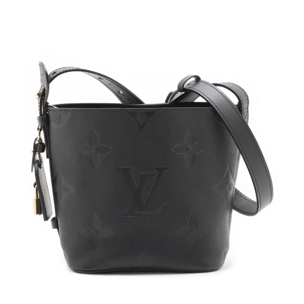 Louis Vuitton Black Monogram Empreinte Leather All in BB [Clearance Sale]