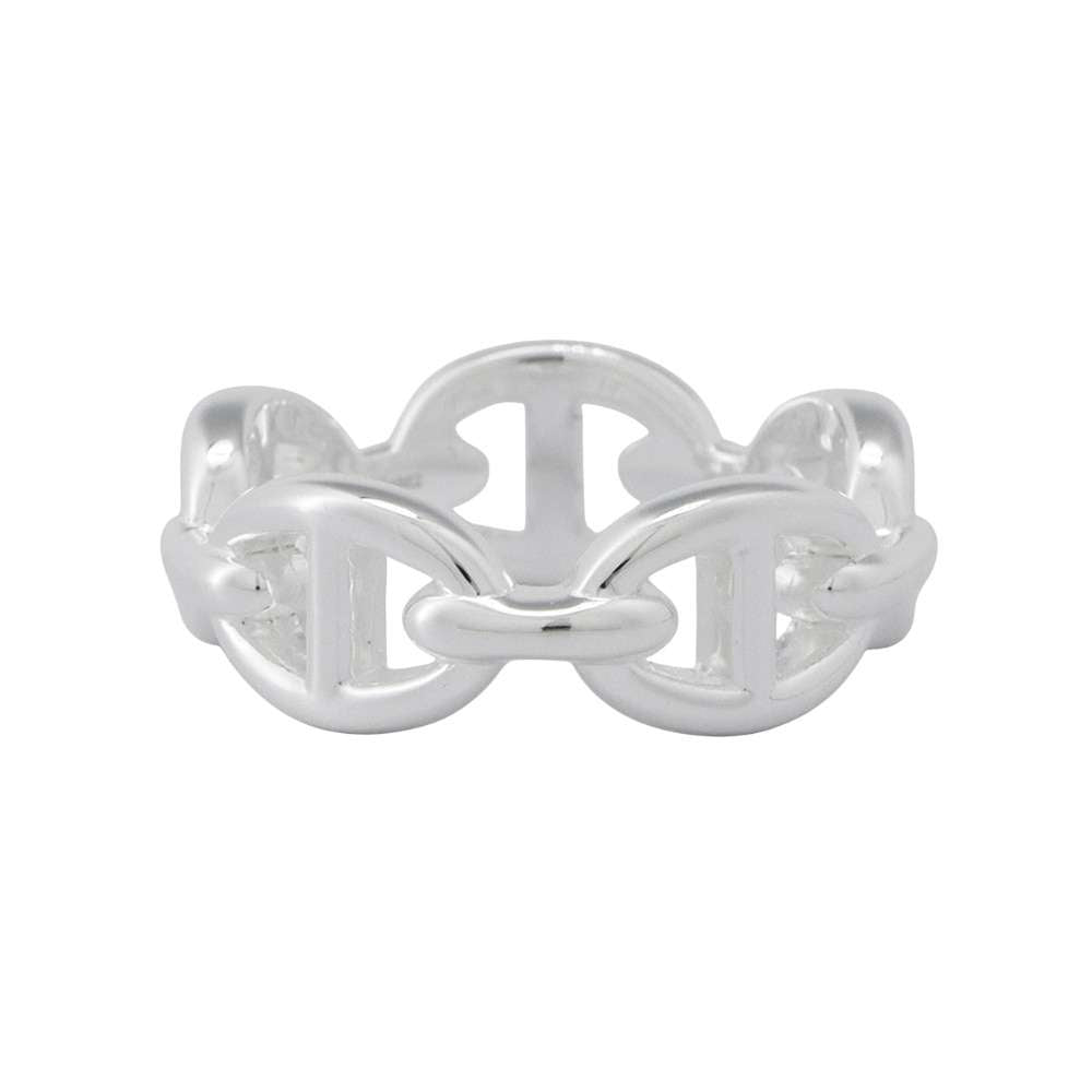 HERMES Chaine d'Ancre Anchene Ring Size PM/53 SV925