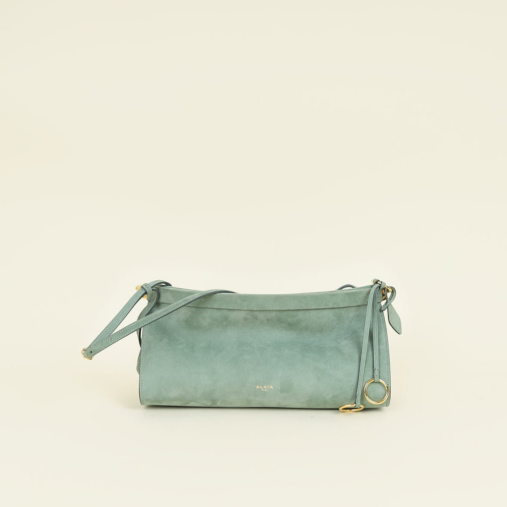 Alaïa Vert Sauge Le Click East West Medium Shoulder Bag
