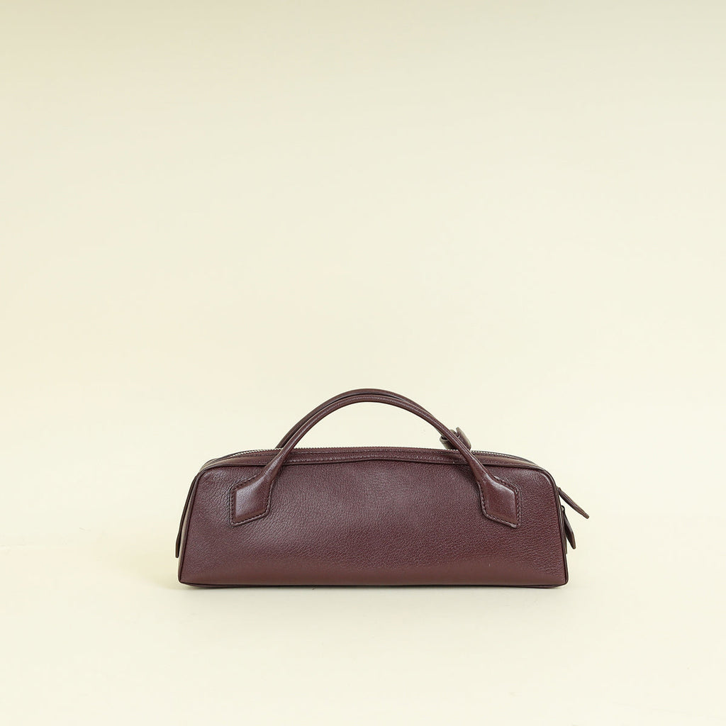 Alaia Burgundy Le Teckel Clutch Bag