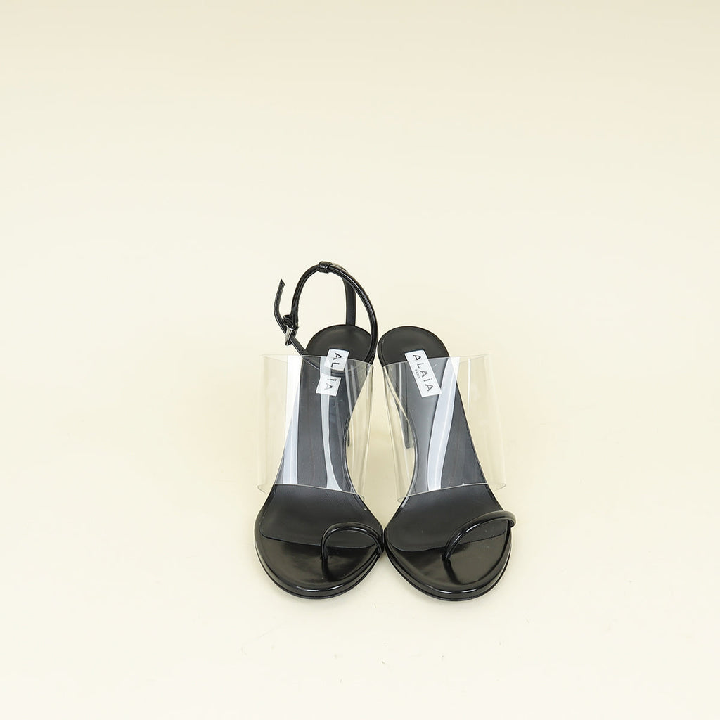 Alaia Bicolor PVC Sandal 37