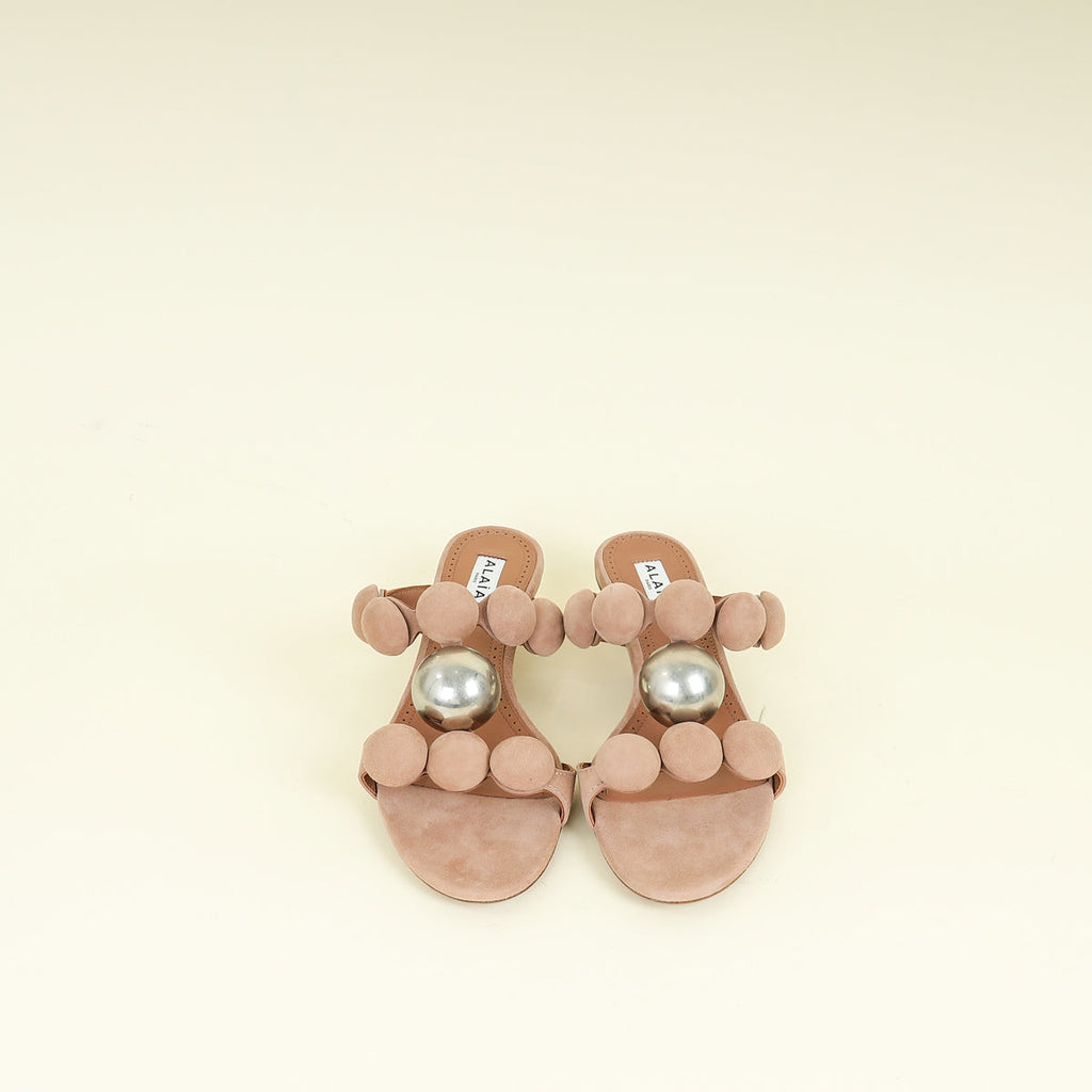 Alaia Chair Bombe Mules 38
