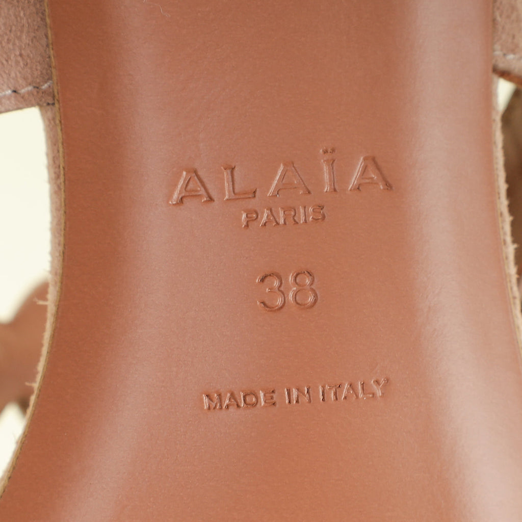 Alaia Chair Bombe Mules 38