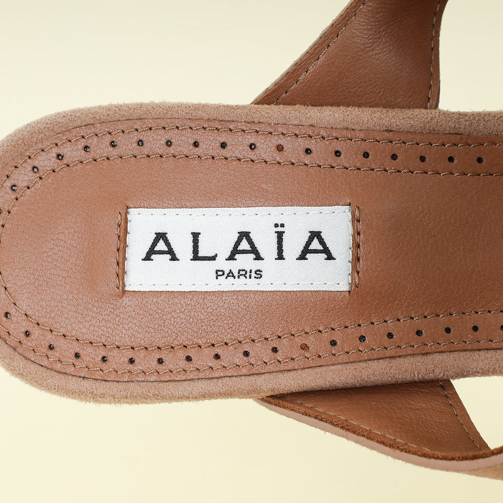 Alaia Chair Bombe Mules 38