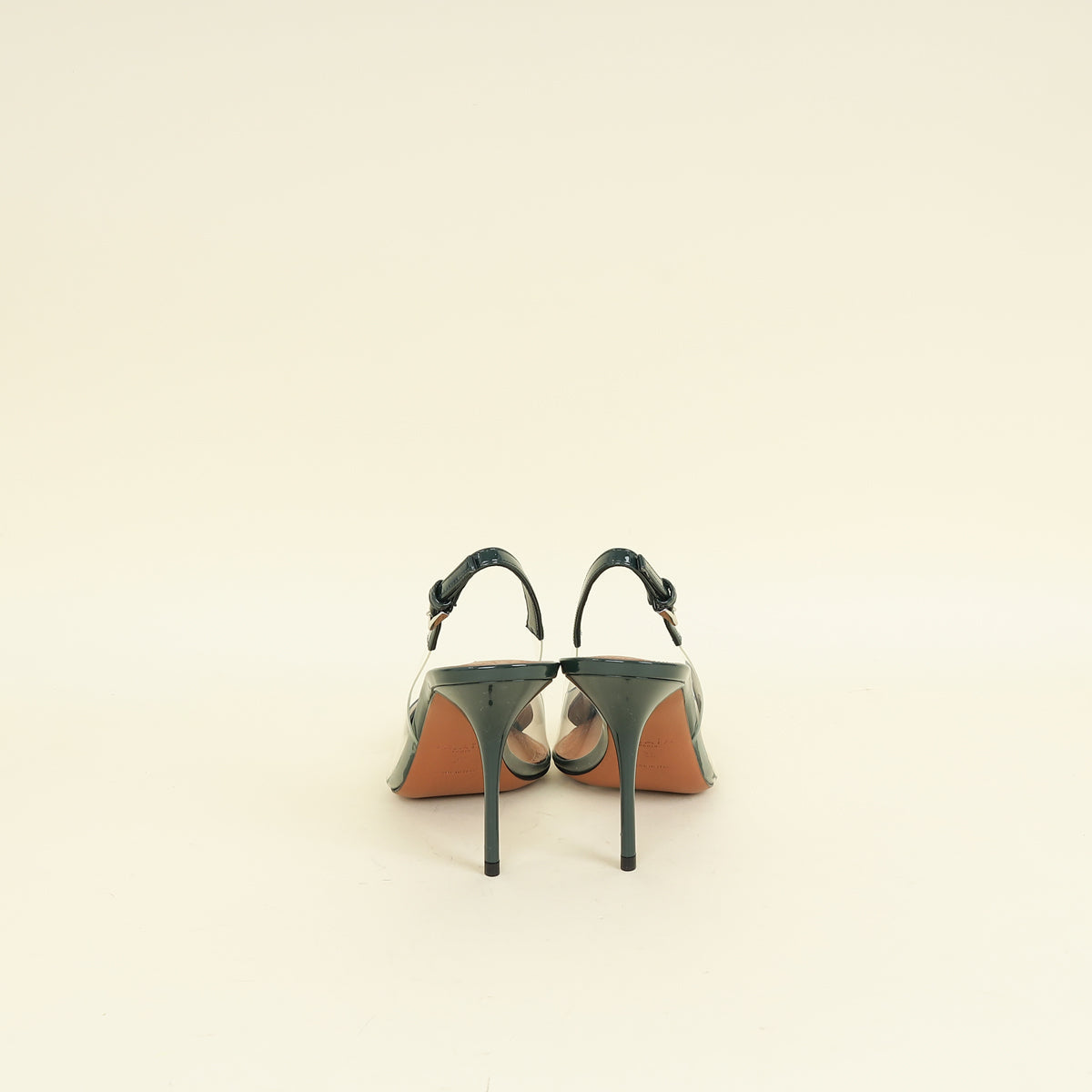 Alaïa Vert Bouteille Le Coeur Slingback Pump 38