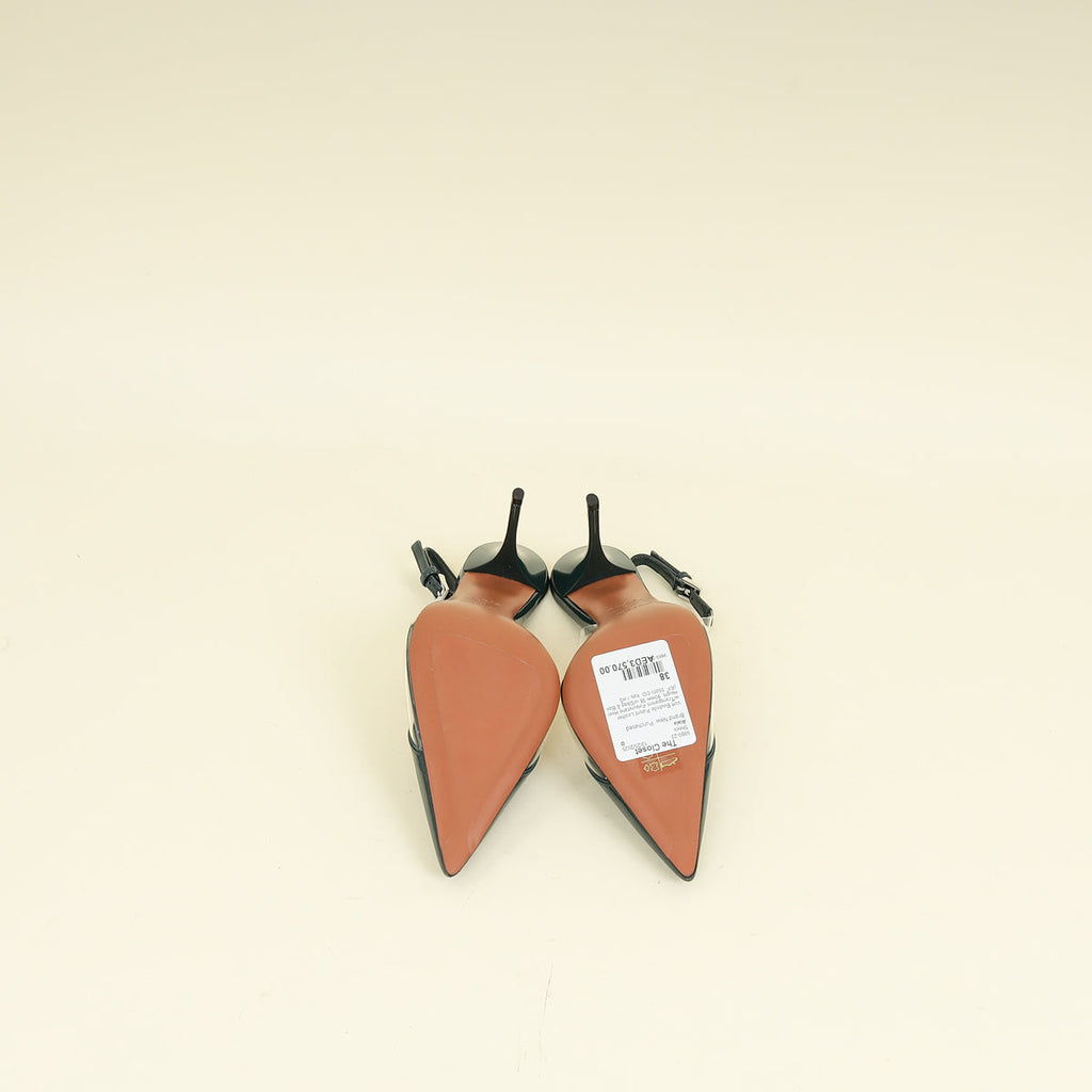 Alaïa Vert Bouteille Le Coeur Slingback Pump 38