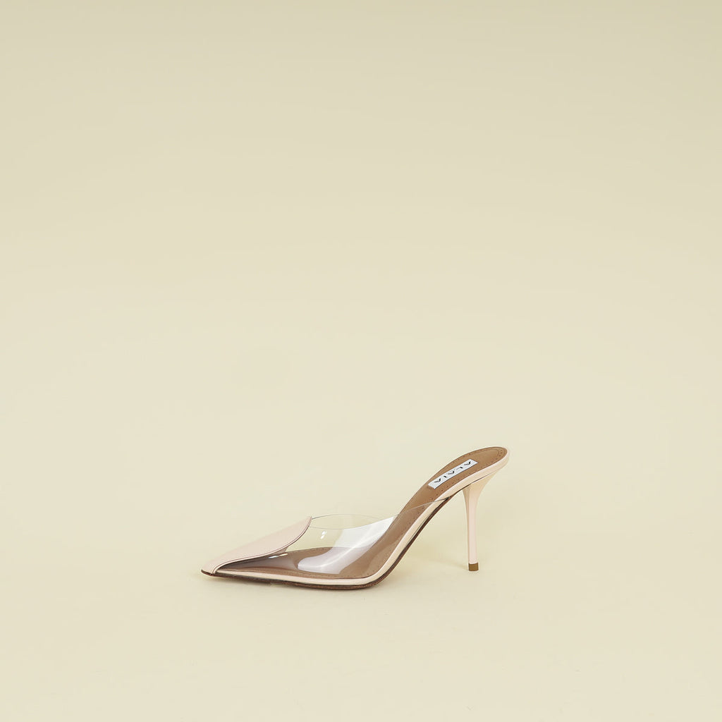 Alaia Bicolor Le Cœur Abstrait 90 Mules 38