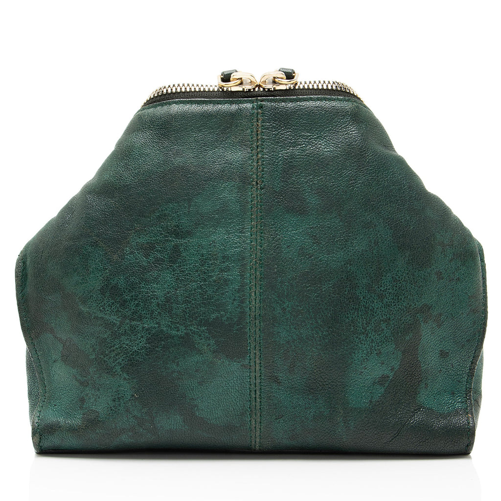 Alexander McQueen Calfskin De Manta Cosmetic Bag