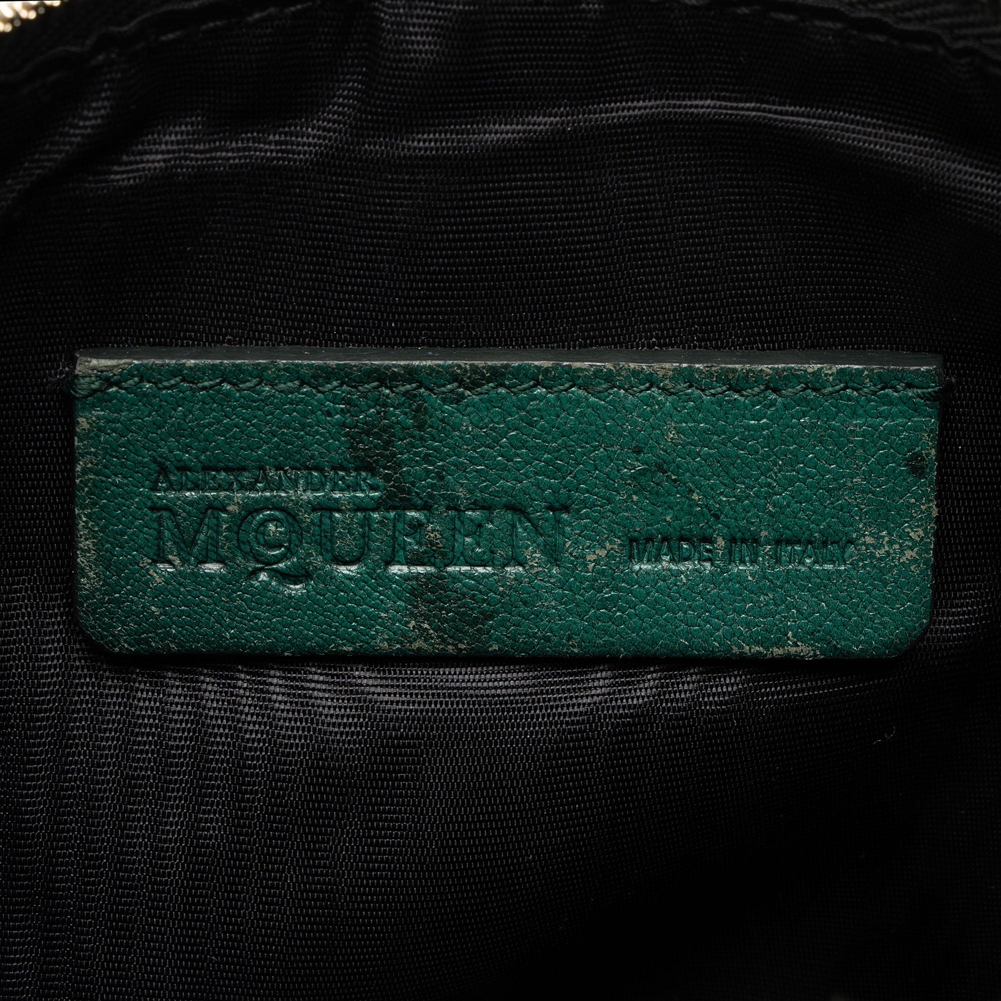 Alexander McQueen Calfskin De Manta Cosmetic Bag