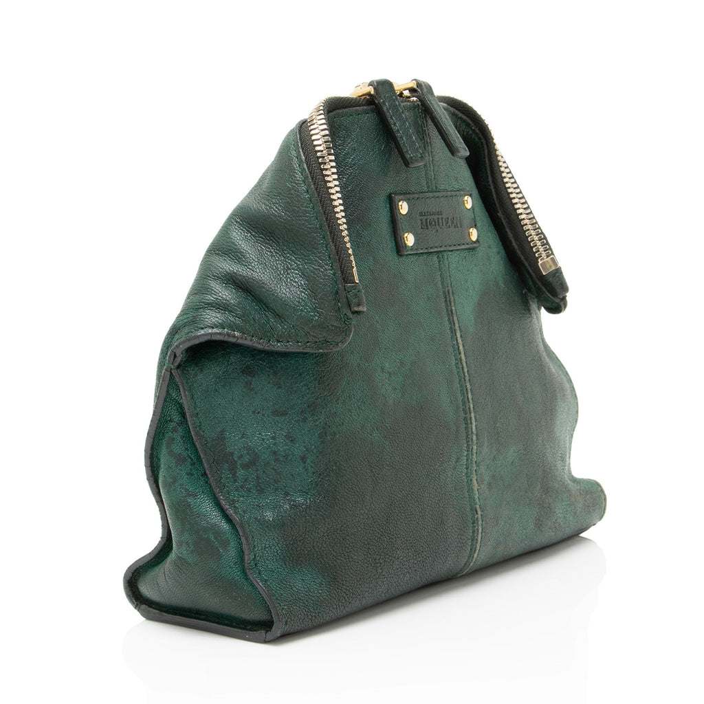 Alexander McQueen Calfskin De Manta Cosmetic Bag