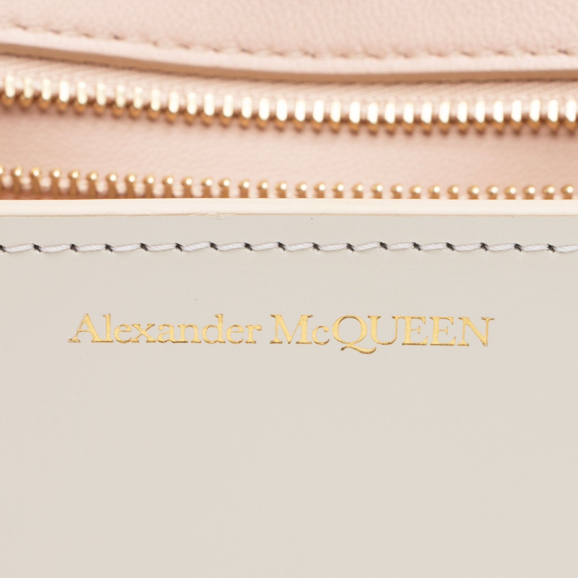 Alexander McQueen Calfskin Four-Ring Shoulder Bag