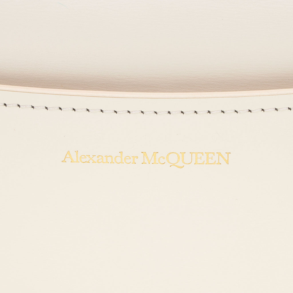 Alexander McQueen Calfskin Four-Ring Shoulder Bag