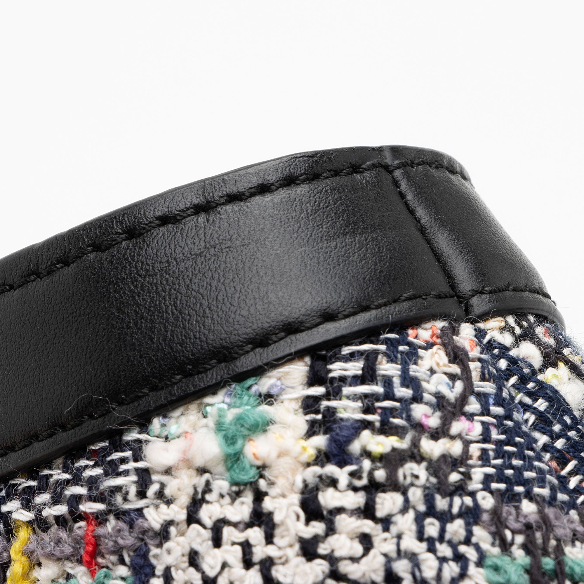 Alexander McQueen Tweed Calfskin Manta Clutch (SHF-hYe4Lv)