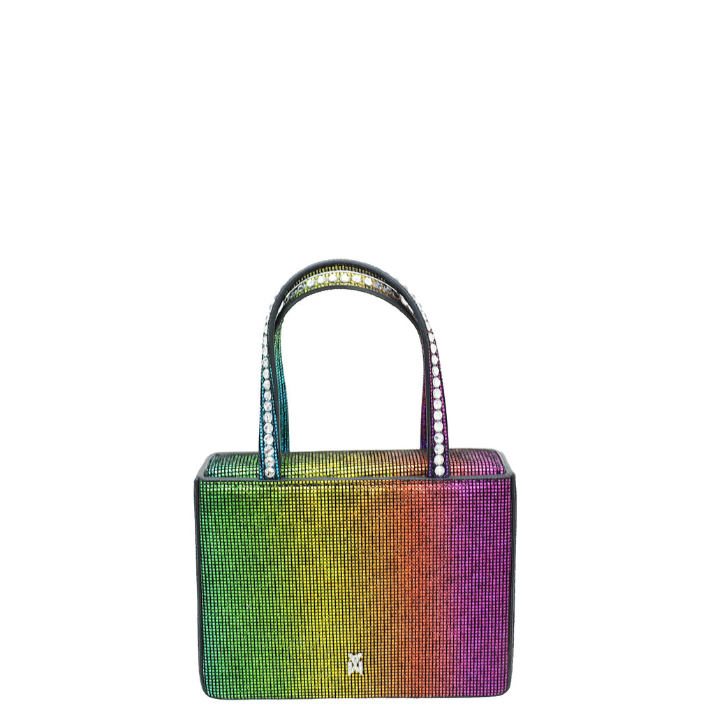 Amina Muaddi Rainbow Superamini Gilda Bag