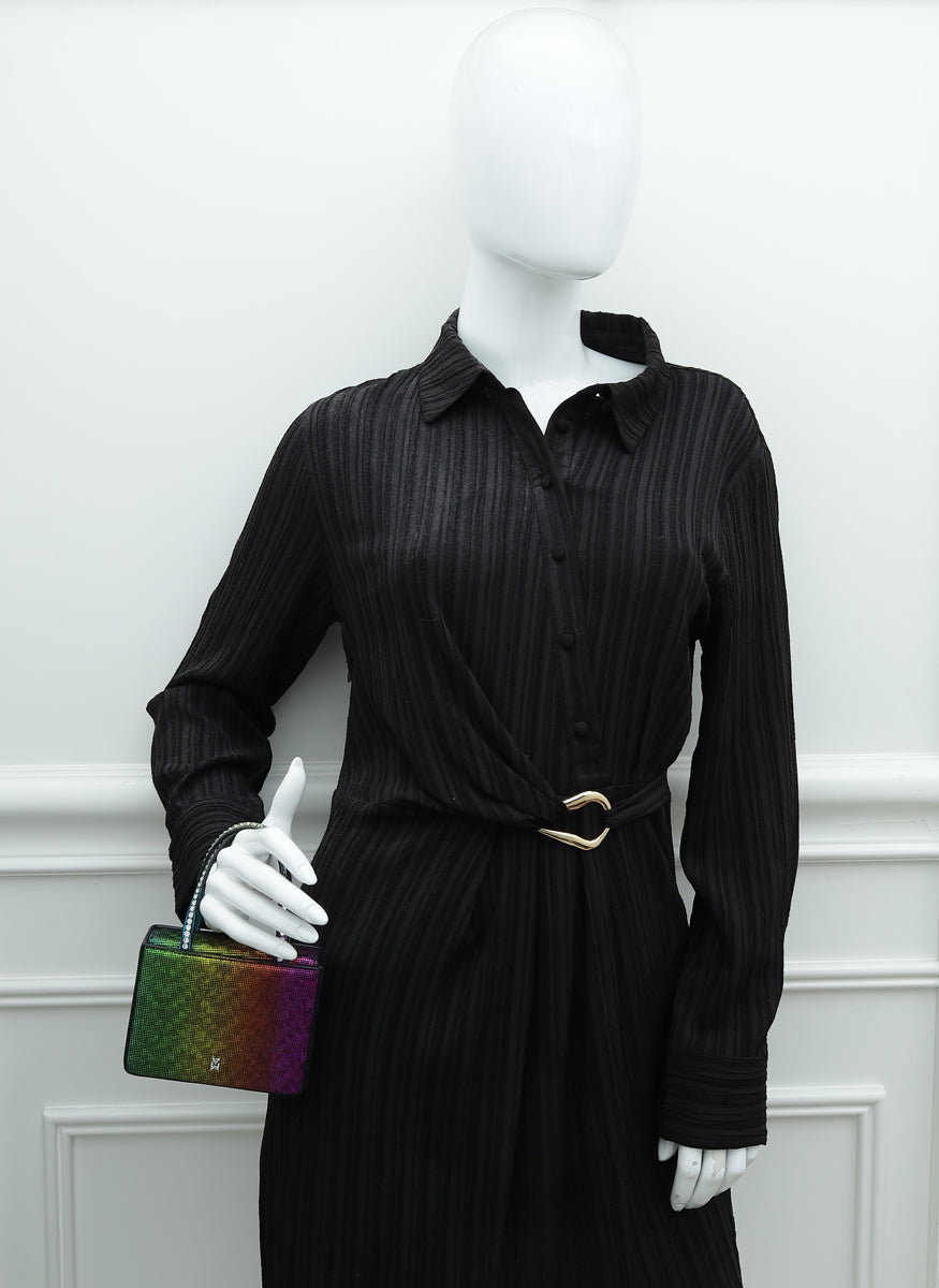 Amina Muaddi Rainbow Superamini Gilda Bag
