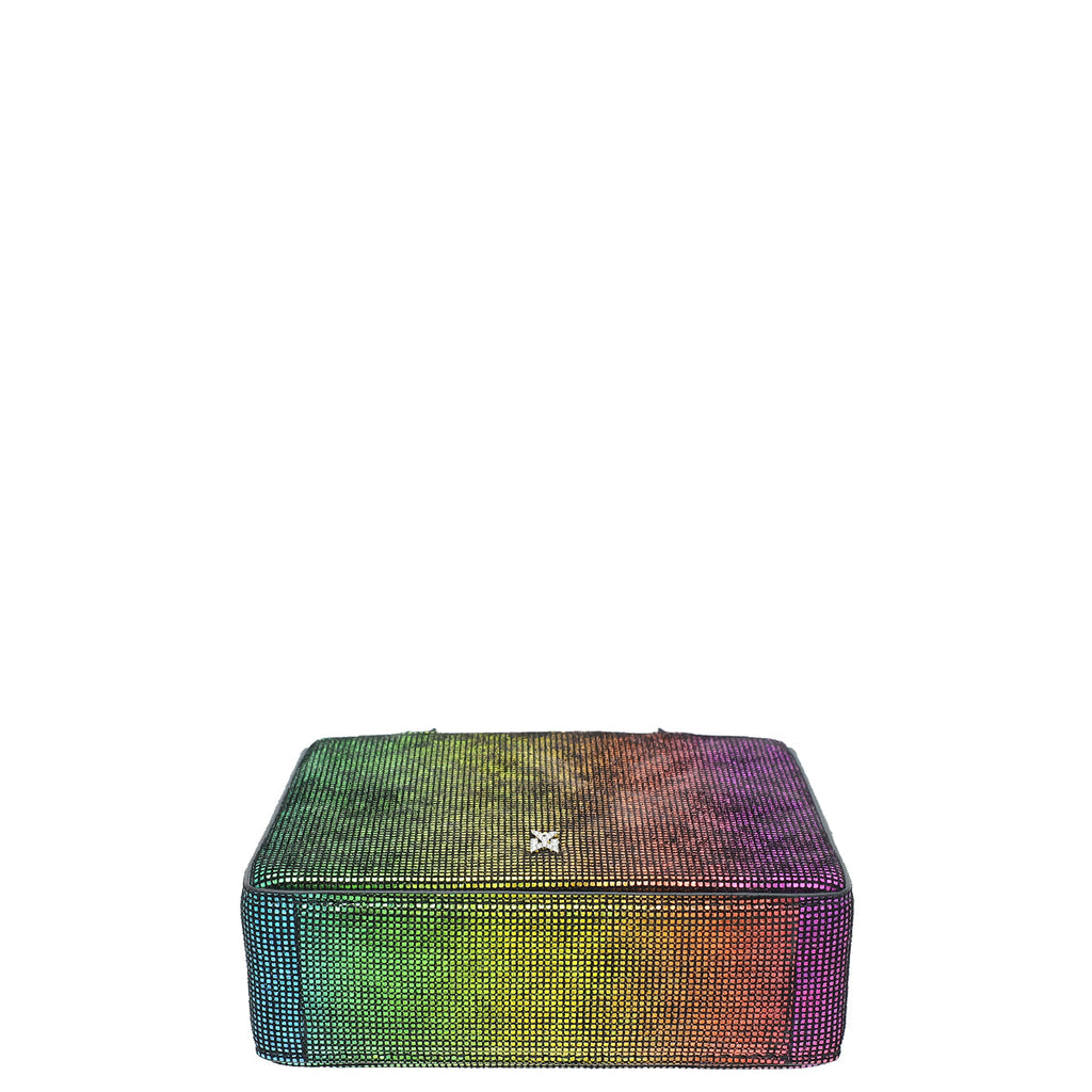 Amina Muaddi Rainbow Superamini Gilda Bag