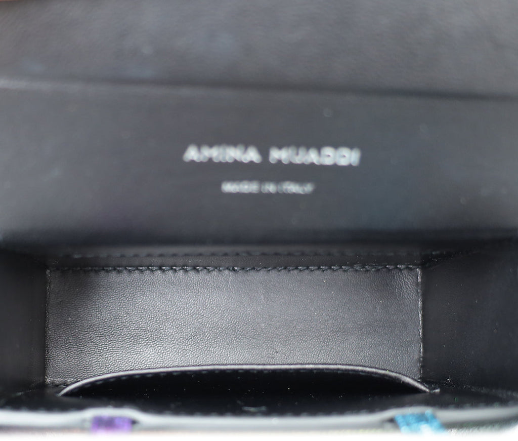 Amina Muaddi Rainbow Superamini Gilda Bag