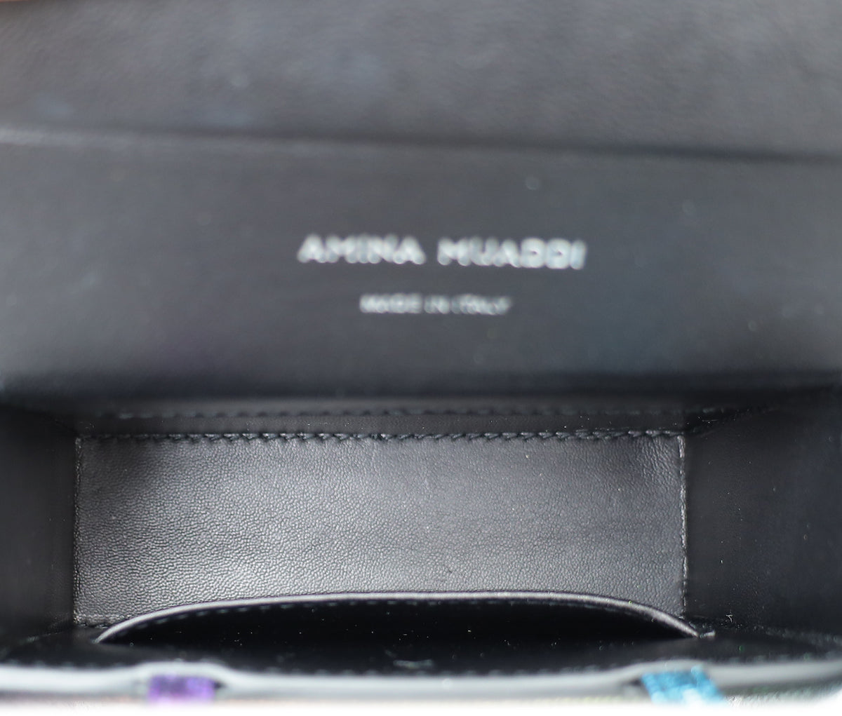 Amina Muaddi Rainbow Superamini Gilda Bag