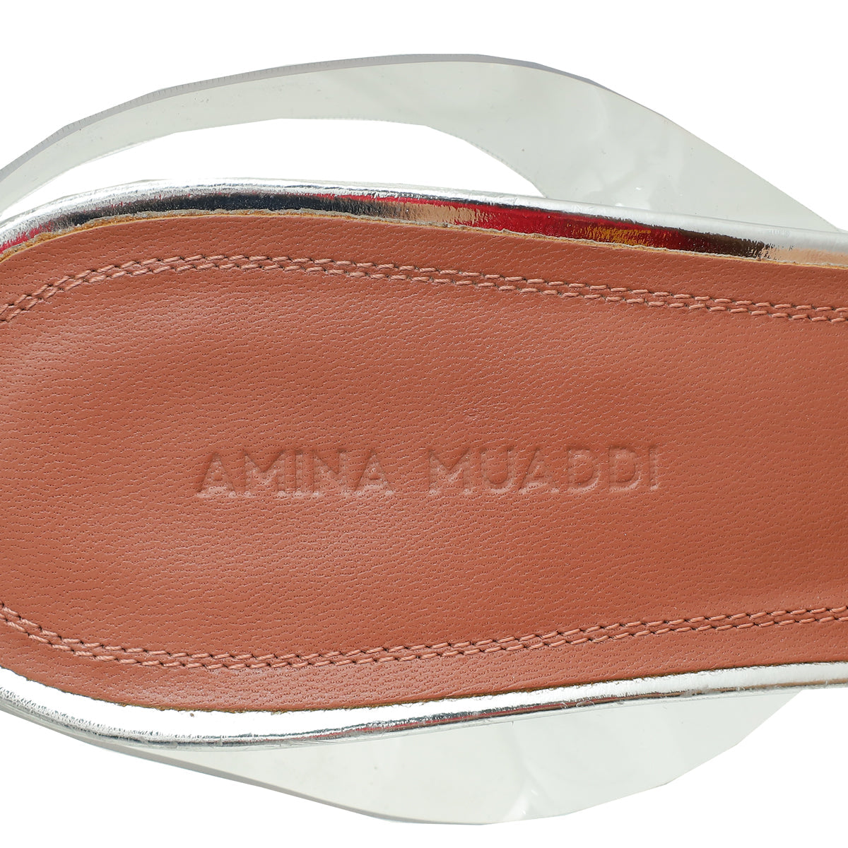 Amina Muaddi Clear Holli Glass Slingback 95 Pumps 40.5