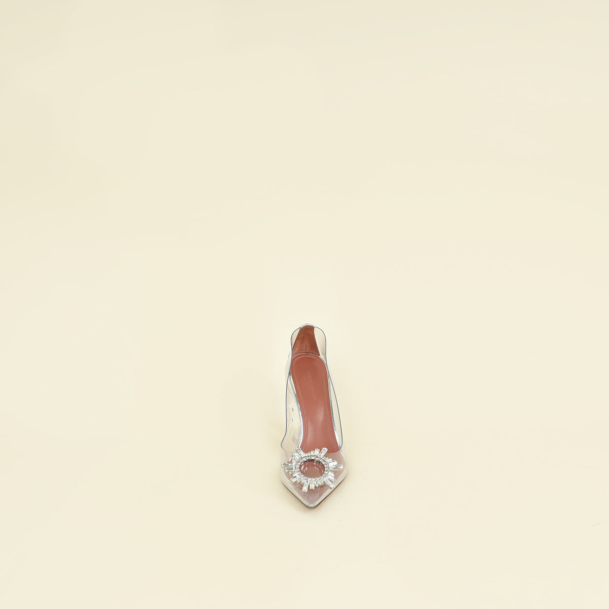 Amina Muaddi Clear Begum PVC Pump 37