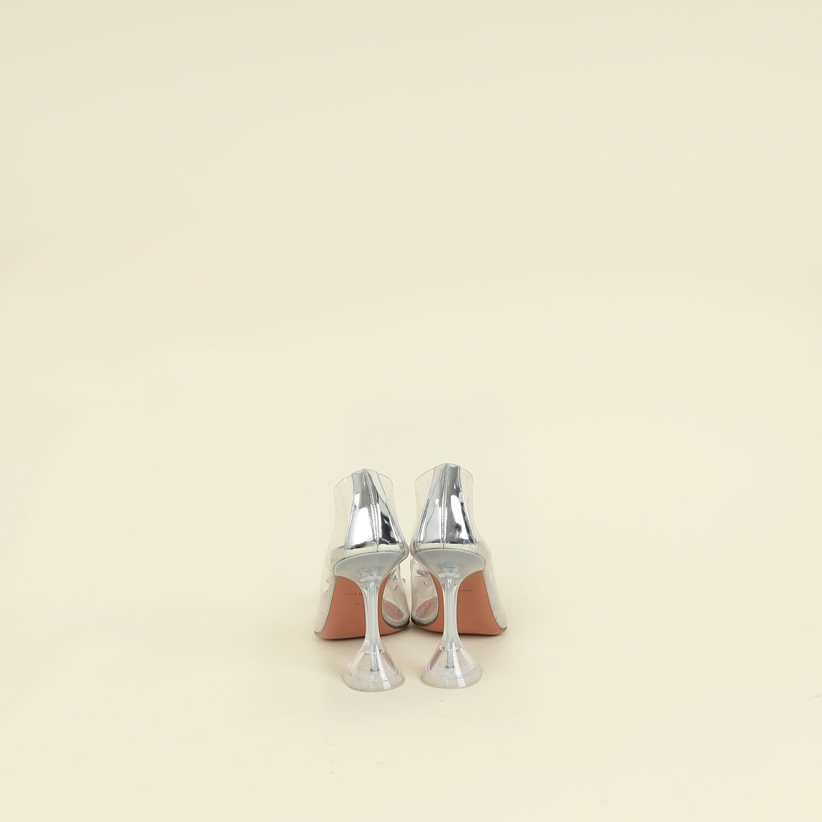 Amina Muaddi Clear Begum PVC Pump 37