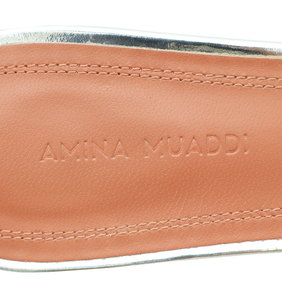 Amina Muaddi Bicolor Transparent PVC Lupita Glass Sandal 38