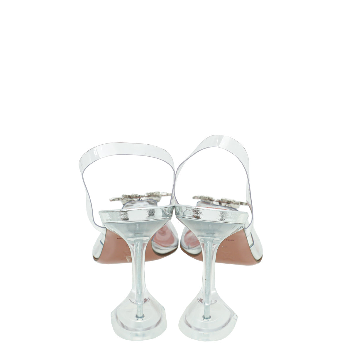 Amina Muaddi Clear Begum PVC Slingback 38.5