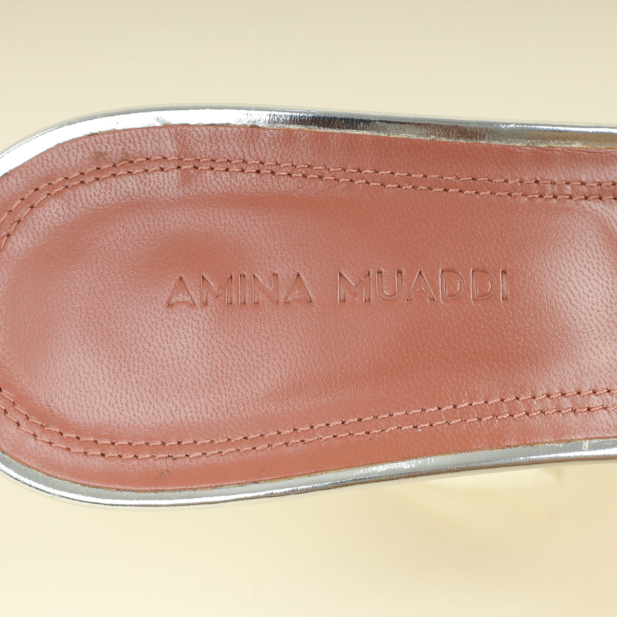 Amina Muaddi Bicolor Lupita Glass Mules 38.5