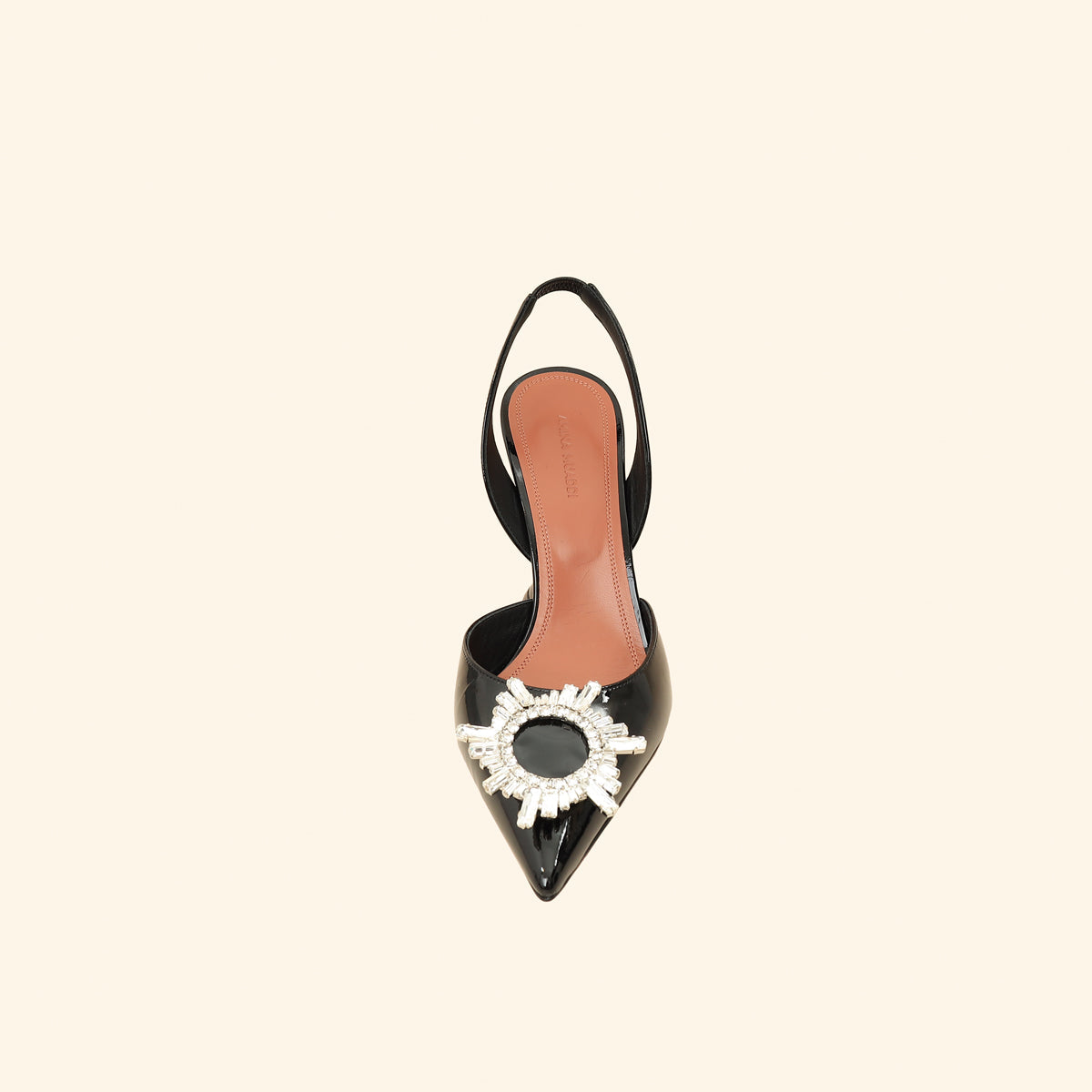 Amina Muaddi Black Begum Sling Pumps 39