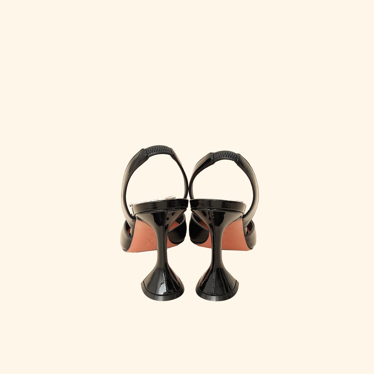 Amina Muaddi Black Begum Sling Pumps 39