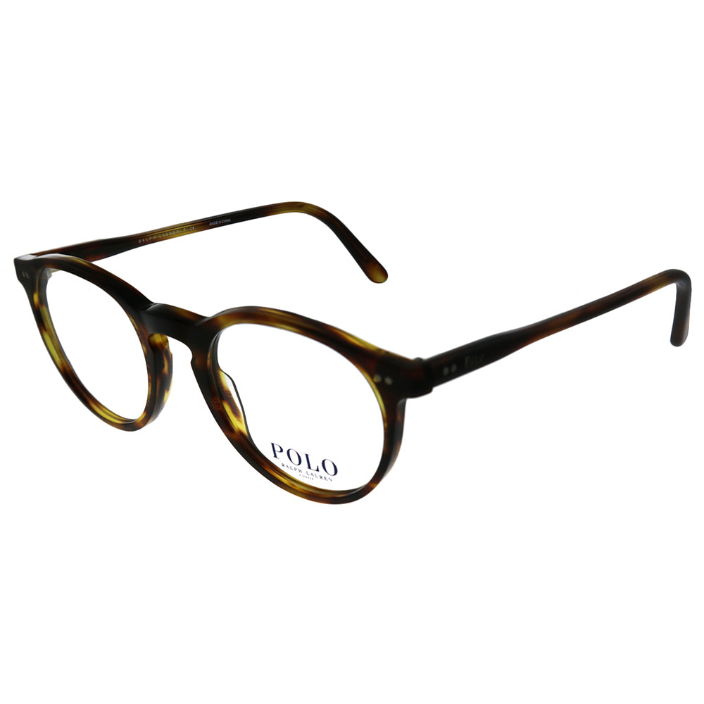 PH 2083 5007 48mm Unisex Round Eyeglasses Havana Striped