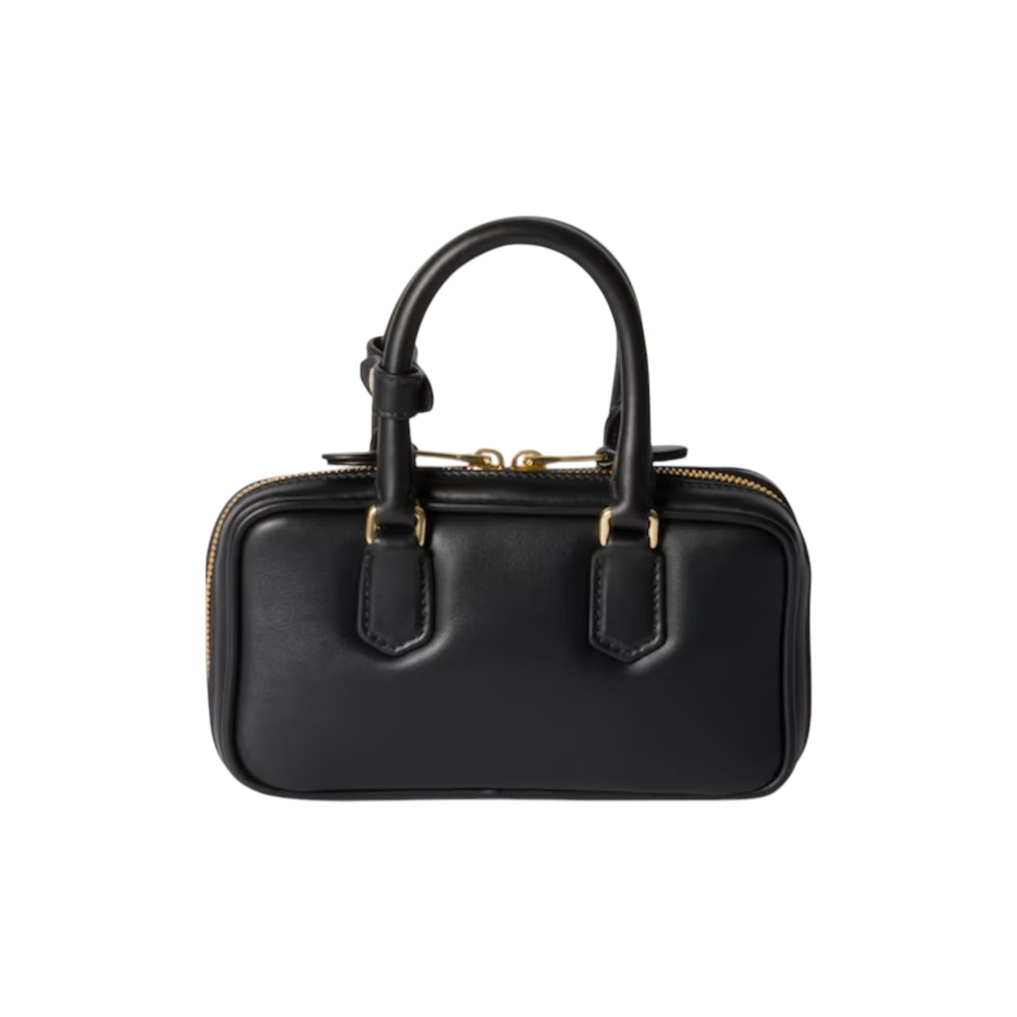 Arcadie black leather mini-bag