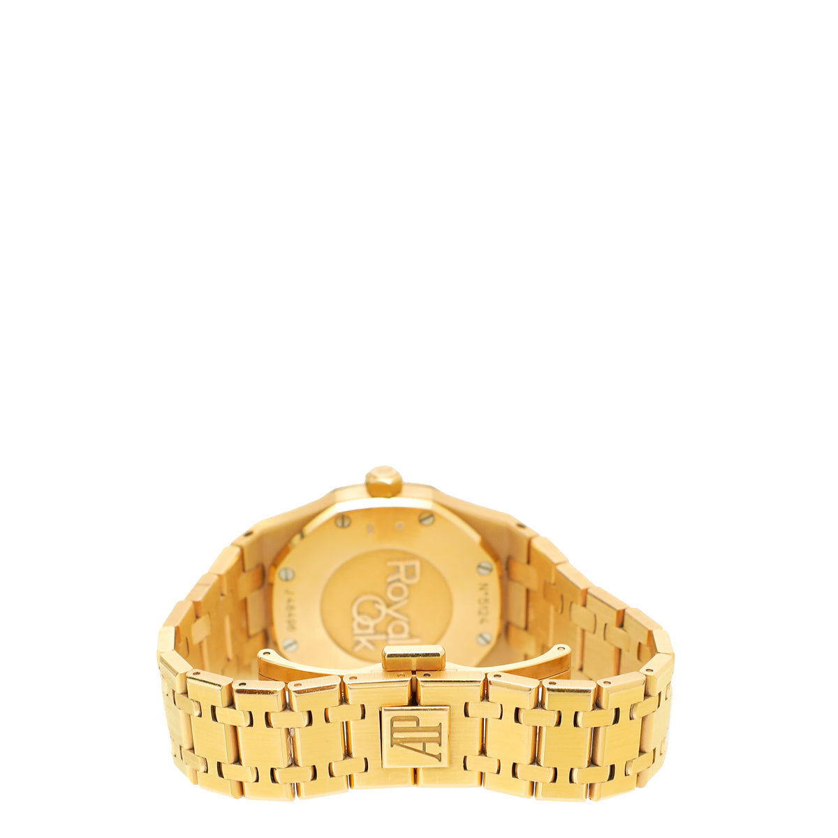 Audemars 18K Pink Gold Diamond Royal Oak Piguet 33mm Quartz Watch