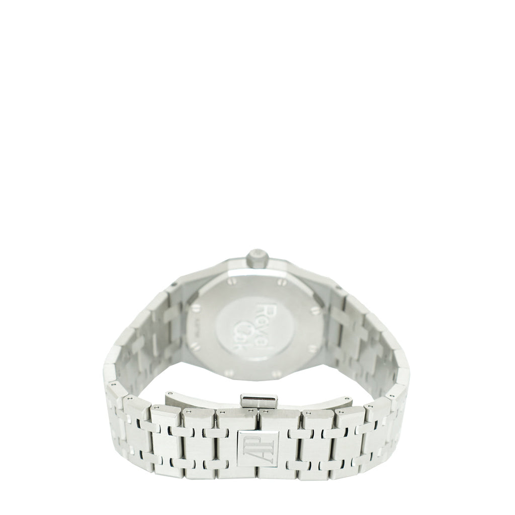 Audemars Piguet Stainless Steel Diamonds Royal Oak 33mm Quartz Watch