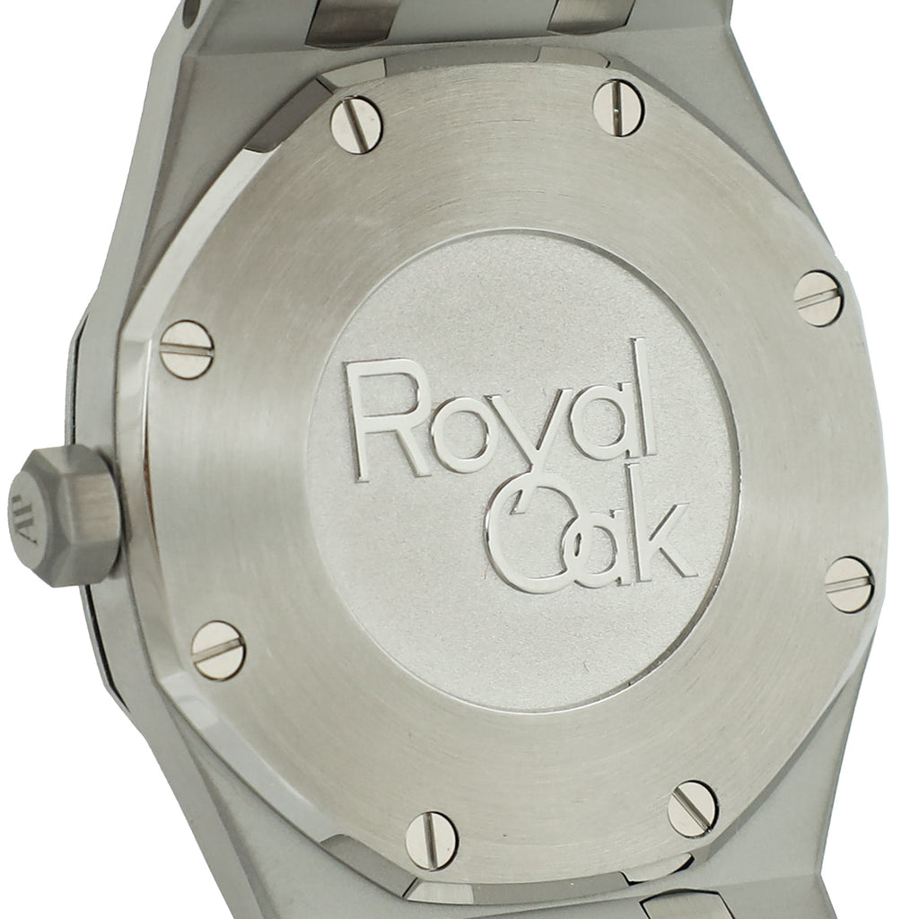 Audemars Piguet Stainless Steel Diamonds Royal Oak 33mm Quartz Watch