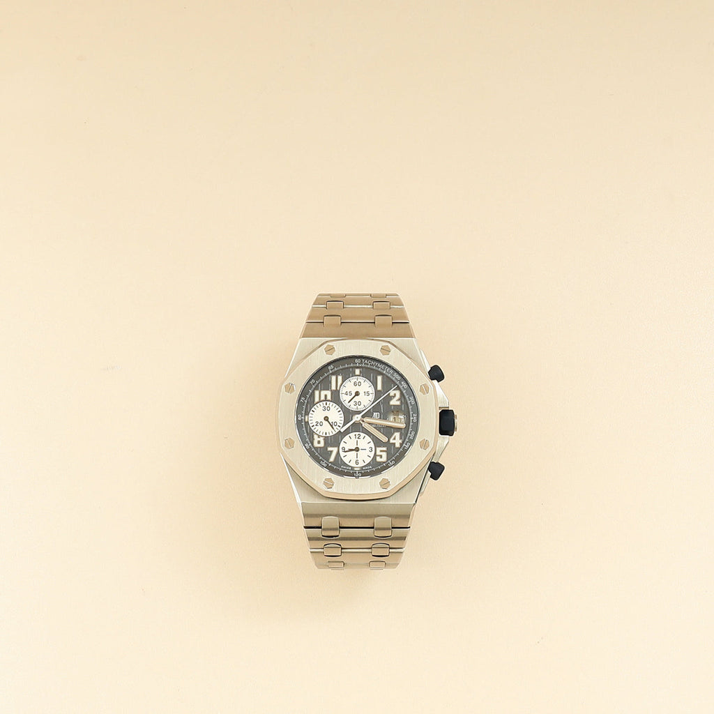 Audemars Stainless Steel Piguet Royal Oak Offshore Chronograph 44mm Watch