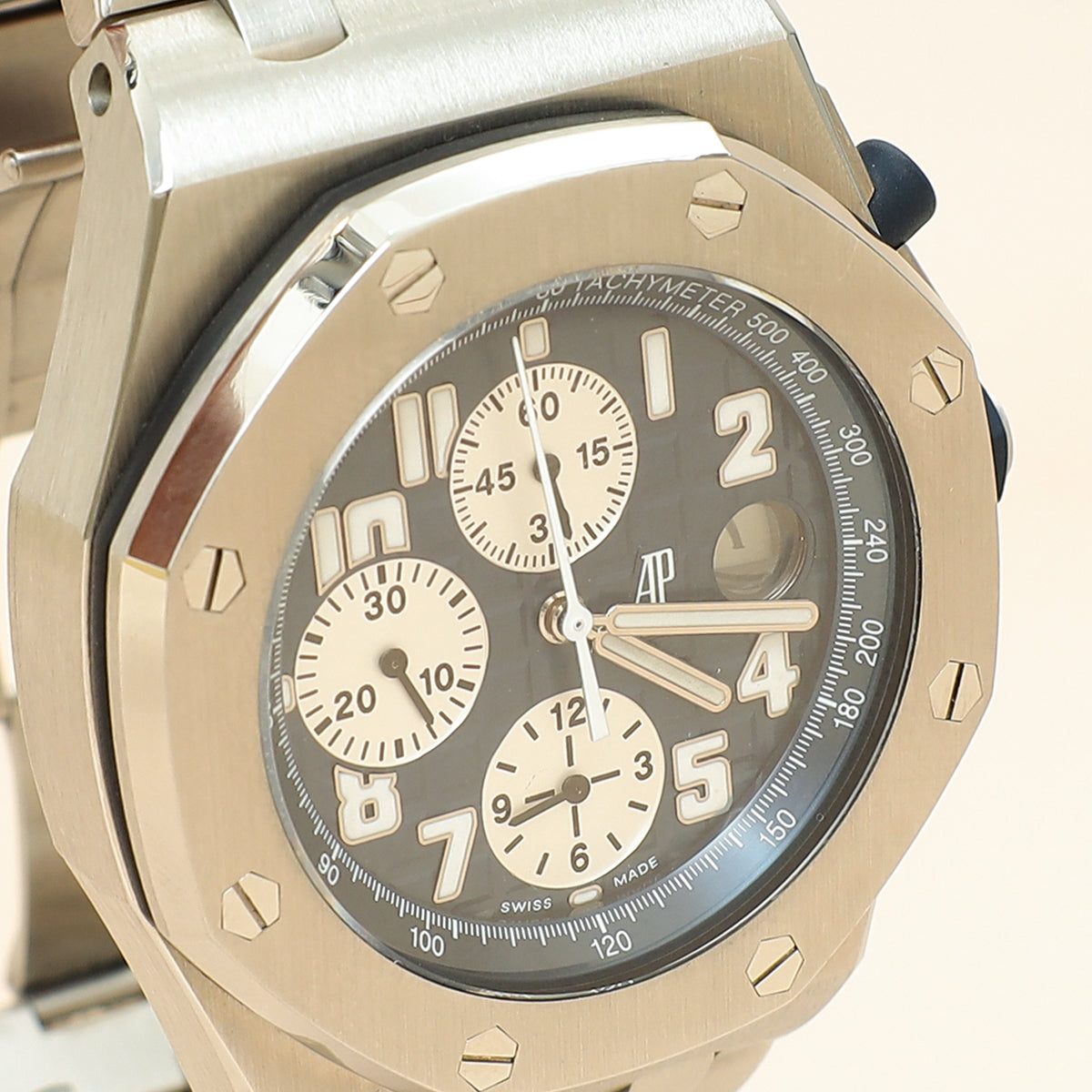 Audemars Stainless Steel Piguet Royal Oak Offshore Chronograph 44mm Watch