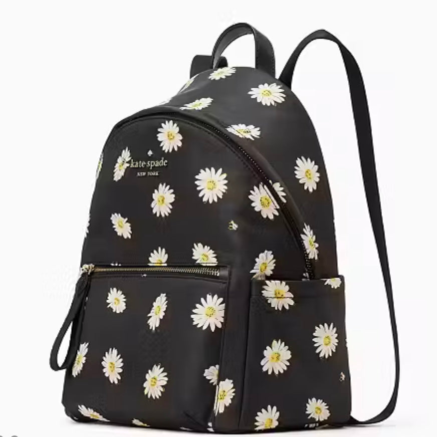 KATE SPADE Chelsea Nylon Backpack Medium Daisy NWOT