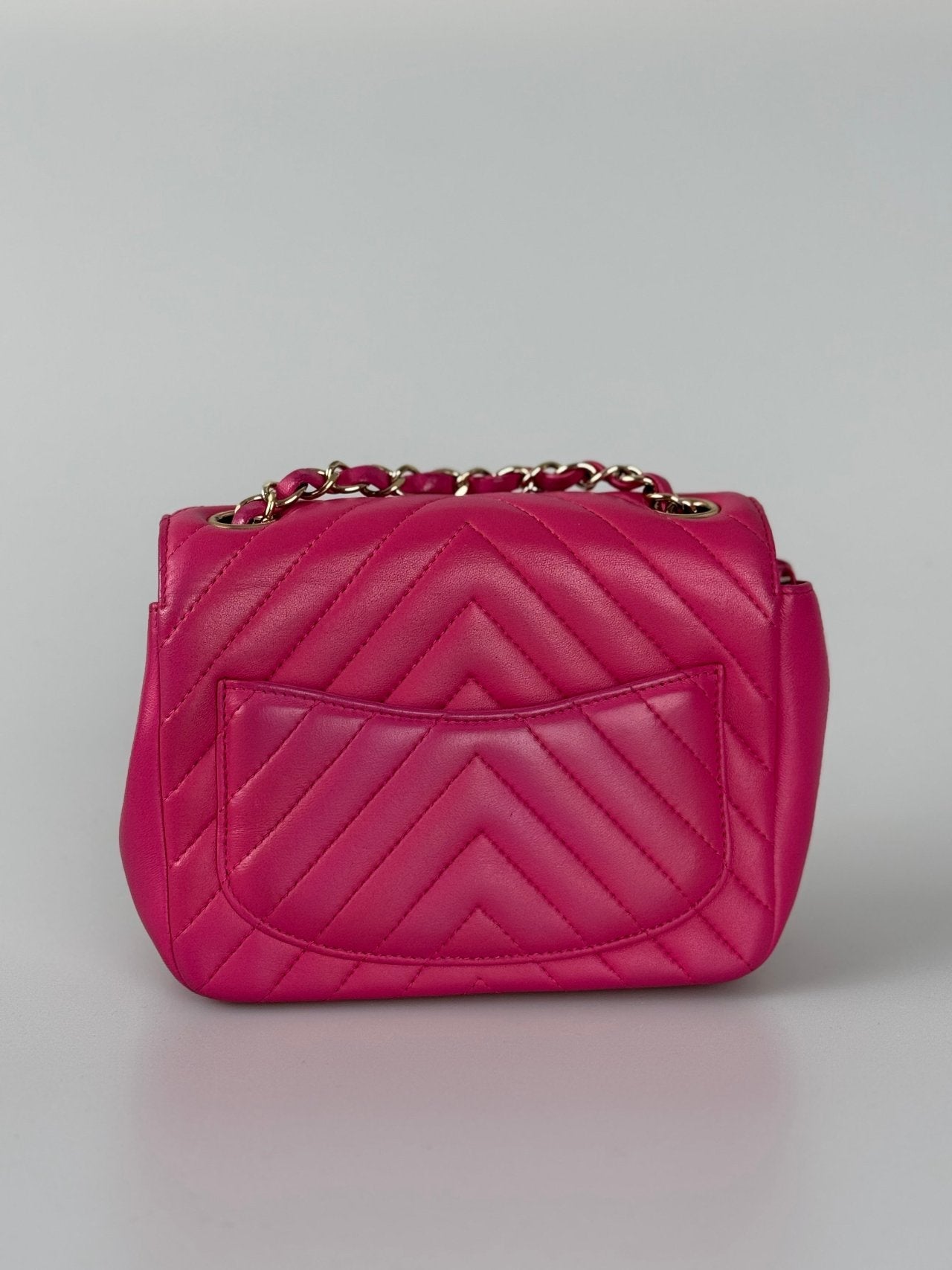 Chanel   Mini Square Classic Chevron Flap Bag