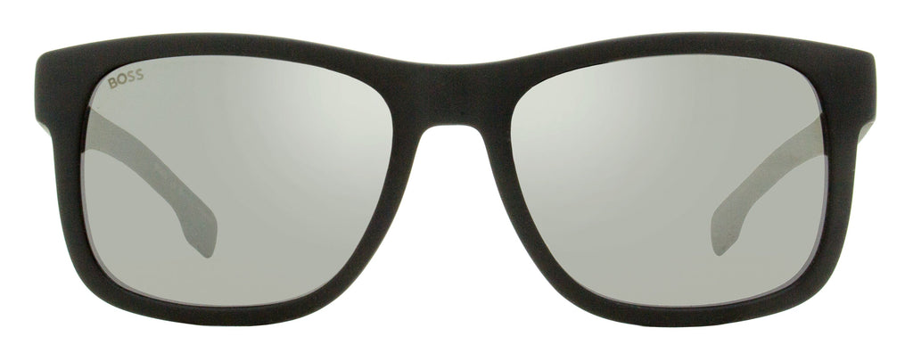 Boss Rectangular Sunglasses B1568S 003T4 Matte Black 55mm