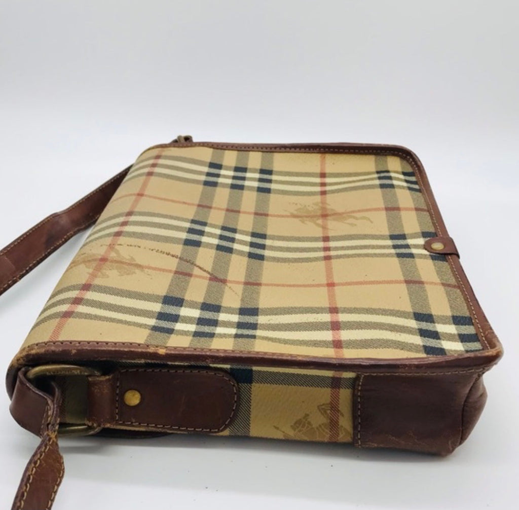 BURBERRY Nova Check Shoulder Bag