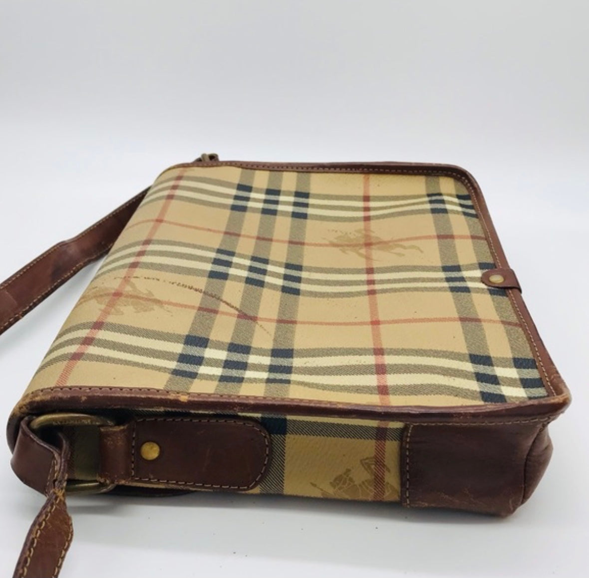 BURBERRY Nova Check Shoulder Bag